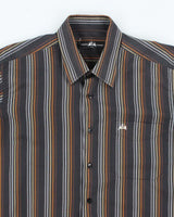 Vintage Roberto Marazzi Stripe Long Sleeve Shirt - L