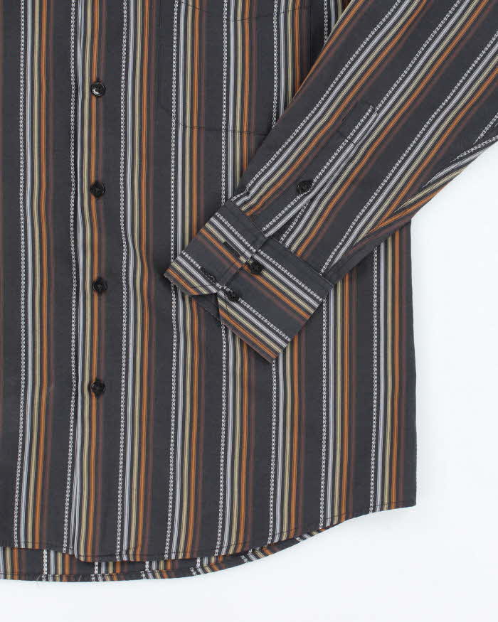 Vintage Roberto Marazzi Stripe Long Sleeve Shirt - L