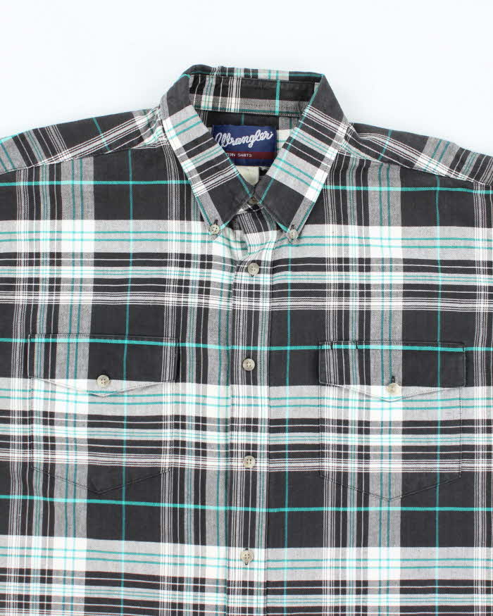 Vintage Wrangler Heavyweight Button Up Flannel Shirt - XL