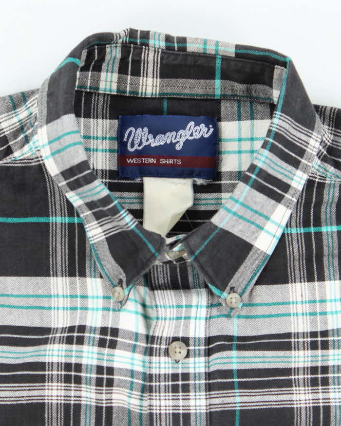 Vintage Wrangler Heavyweight Button Up Flannel Shirt - XL