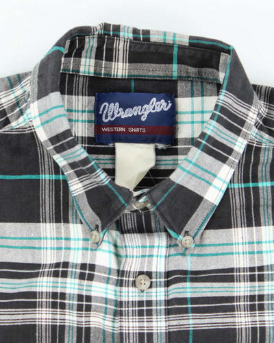 Vintage Wrangler Heavyweight Button Up Flannel Shirt - XL
