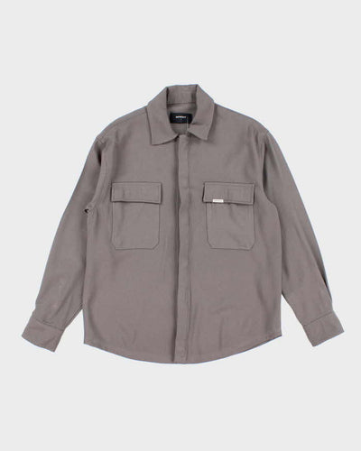 Represent Heavyweight Long-sleeve Button Up Shirt - L
