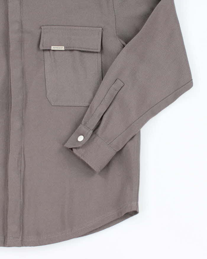 Represent Heavyweight Long-sleeve Button Up Shirt - L