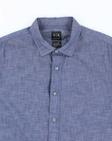 Vintage Armani Exchange Small Logo Short-sleeved Shirt - L