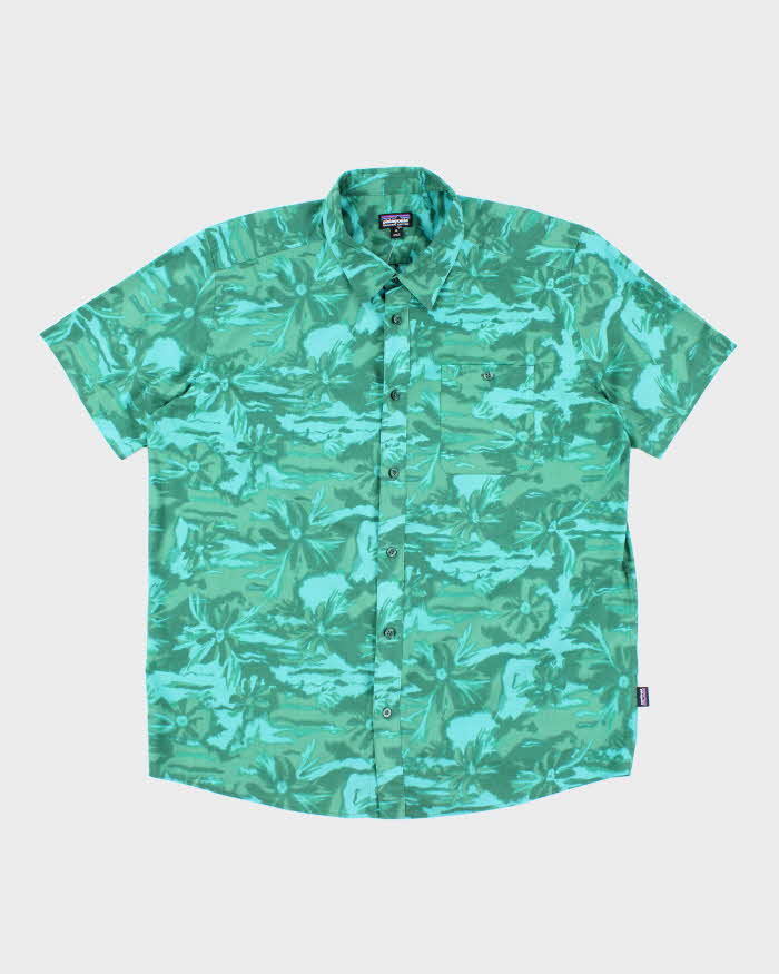 Vintage Patagonia Floral Patterned Short Sleeve Shirt - XL