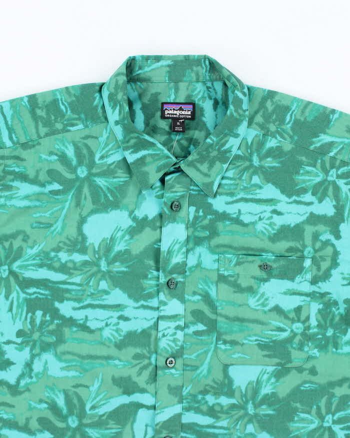 Vintage Patagonia Floral Patterned Short Sleeve Shirt - XL