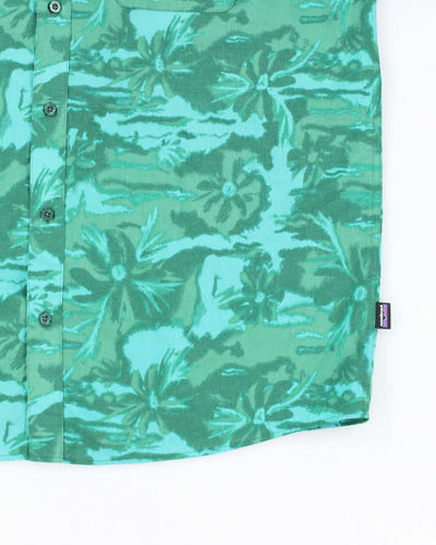 Vintage Patagonia Floral Patterned Short Sleeve Shirt - XL
