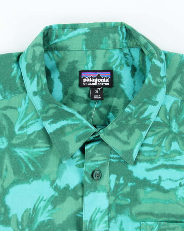 Vintage Patagonia Floral Patterned Short Sleeve Shirt - XL