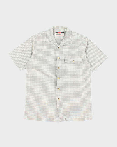 Vintage 90's Levi's Heavyweight Patterned Short Sleeve Shirt - S