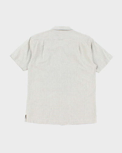 Vintage 90's Levi's Heavyweight Patterned Short Sleeve Shirt - S