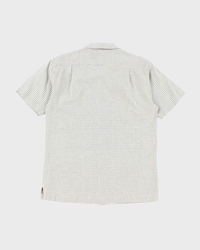 Vintage 90's Levi's Heavyweight Patterned Short Sleeve Shirt - S