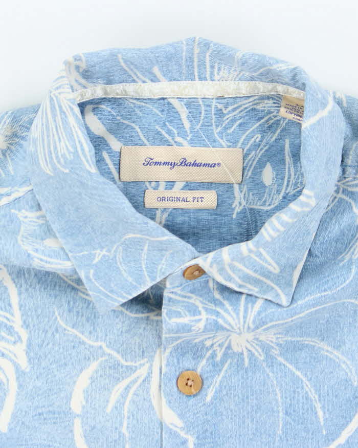 Vintage Tommy Bahama Lightweight Patterned Hawaiian Shirt - L