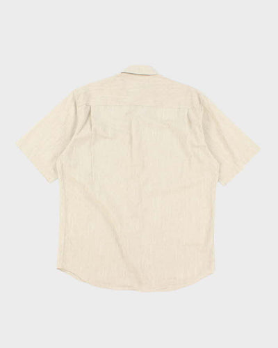 Vintage 2000's Pierre Cardin Patterned Short Sleeve Shirt - L