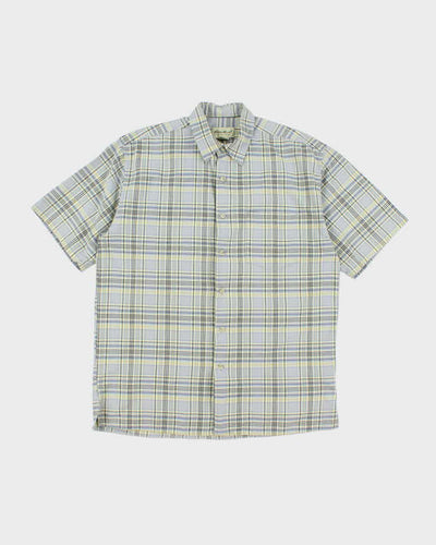 Vintage Eddie Bauer Patterned Short Sleeve Shirt - M