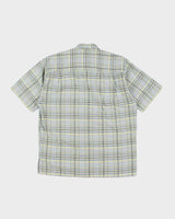Vintage Eddie Bauer Patterned Short Sleeve Shirt - M