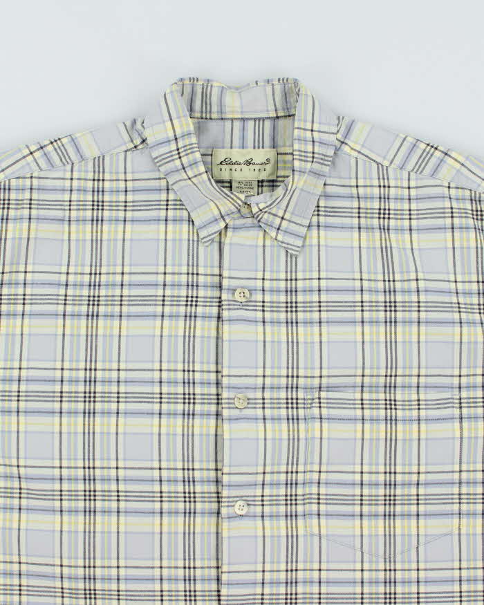 Vintage Eddie Bauer Patterned Short Sleeve Shirt - M