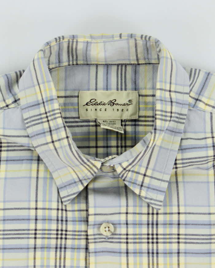 Vintage Eddie Bauer Patterned Short Sleeve Shirt - M