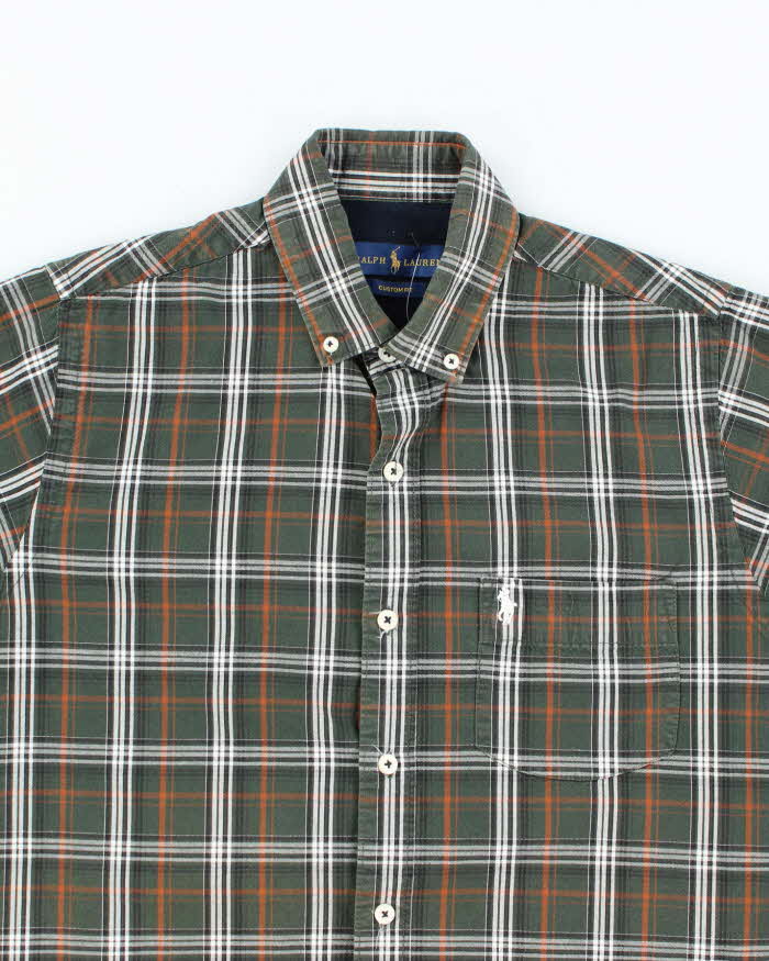 Vintage Ralph Lauren Patterned Flannel Shirt - L