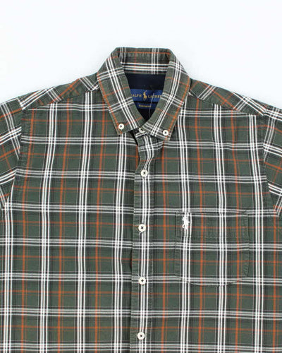 Vintage Ralph Lauren Patterned Flannel Shirt - L