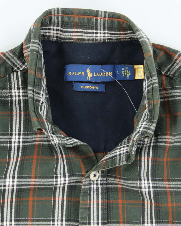 Vintage Ralph Lauren Patterned Flannel Shirt - L
