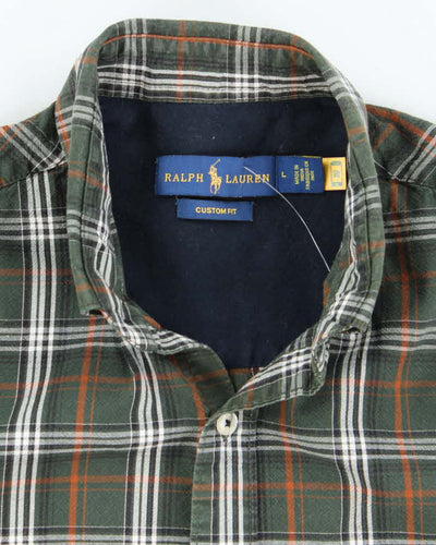 Vintage Ralph Lauren Patterned Flannel Shirt - L
