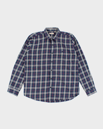 Vintage 2000's Burberry Brit Patterned Button Up Shirt - XL