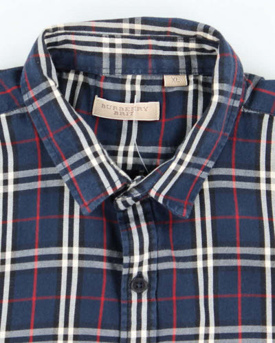 Vintage 2000's Burberry Brit Patterned Button Up Shirt - XL