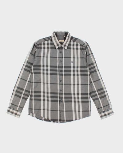 Vintage 2000's Burberry Brit Patterned Button Up Shirt - XXL