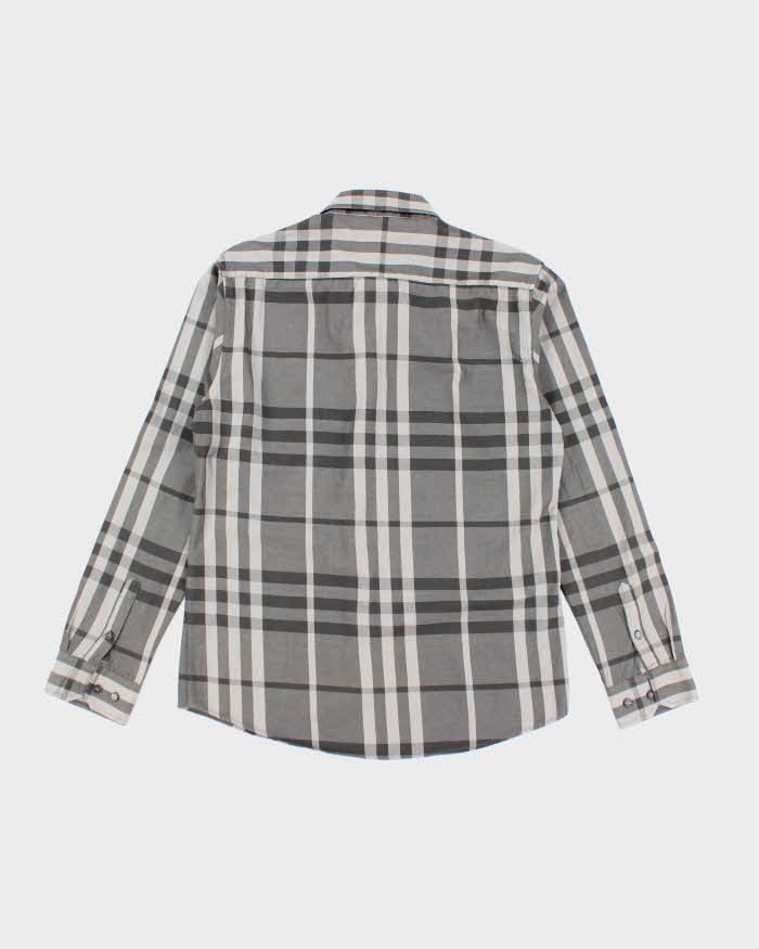 Vintage 2000's Burberry Brit Patterned Button Up Shirt - XXL