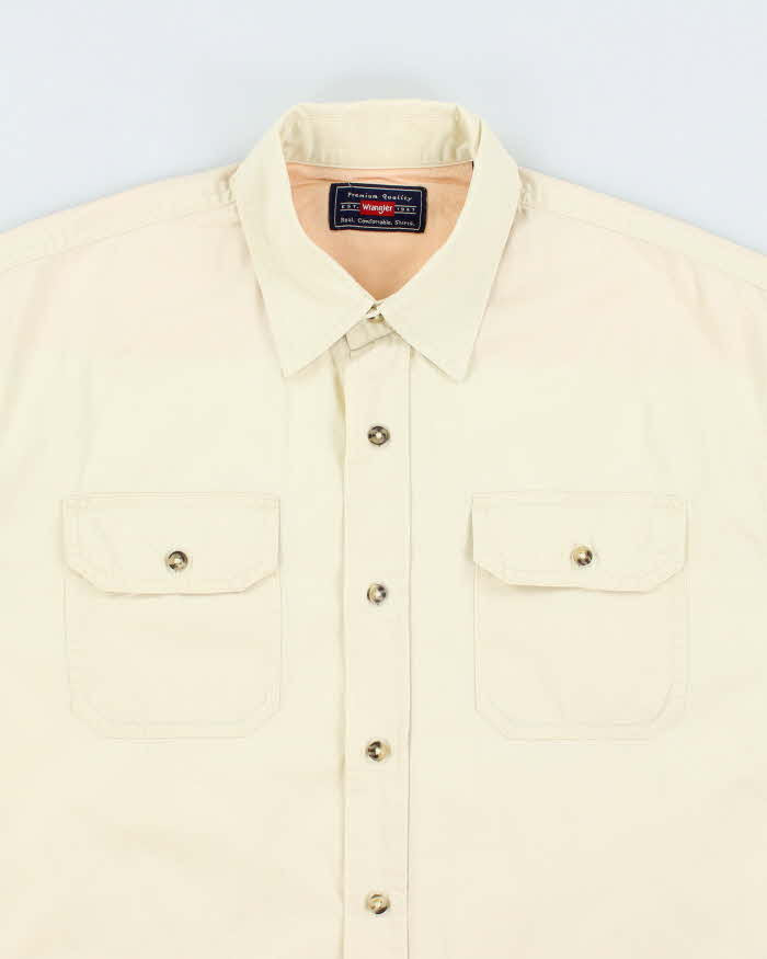 Vintage Wrangler Plain Oversized Shirt - L