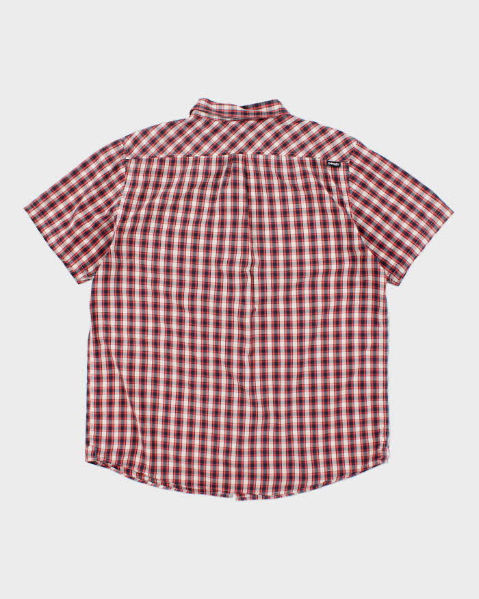Vintage 2000's Oakley Checked Short Sleeve Shirt - XL