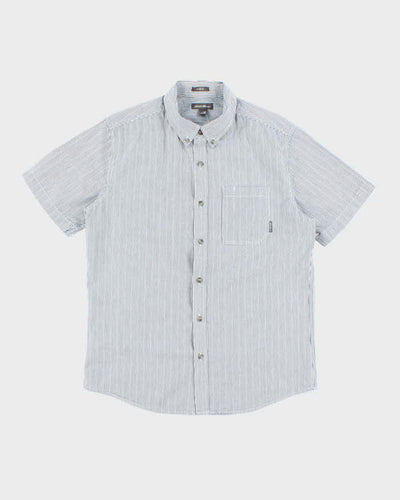 Vintage 2000's Eddie Bauer Striped Short Sleeve Shirt - M