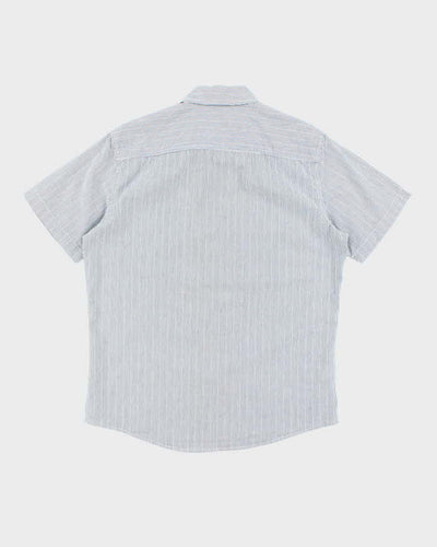 Vintage 2000's Eddie Bauer Striped Short Sleeve Shirt - M
