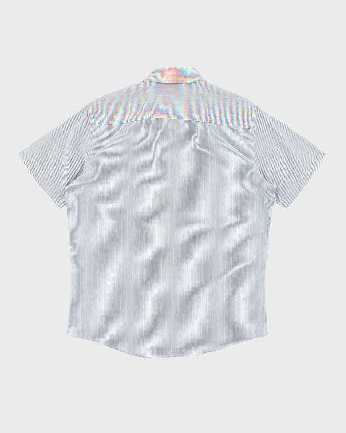 Vintage 2000's Eddie Bauer Striped Short Sleeve Shirt - M