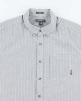 Vintage 2000's Eddie Bauer Striped Short Sleeve Shirt - M