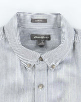 Vintage 2000's Eddie Bauer Striped Short Sleeve Shirt - M