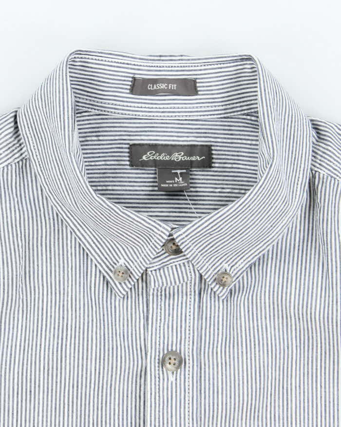 Vintage 2000's Eddie Bauer Striped Short Sleeve Shirt - M
