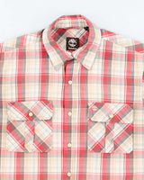 Vintage 2000's Timberland Checked Short Sleeve Shirt - M