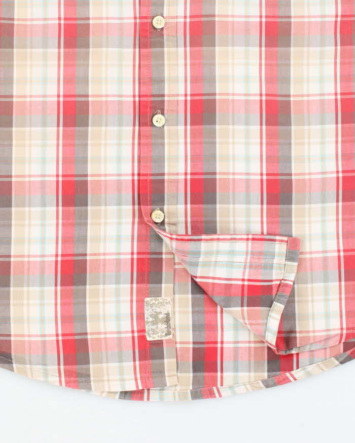 Vintage 2000's Timberland Checked Short Sleeve Shirt - M