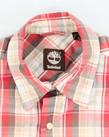 Vintage 2000's Timberland Checked Short Sleeve Shirt - M