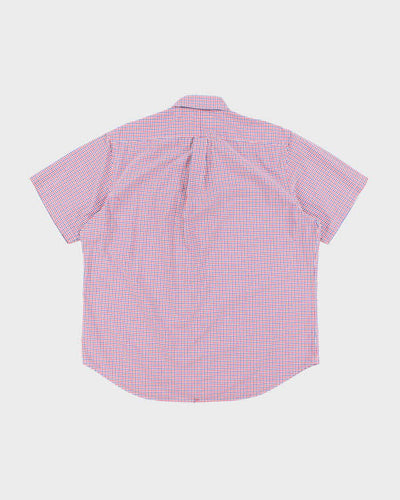 Vintage 2000's Ralph Lauren Checked Short Sleeve Shirt - XL