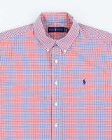 Vintage 2000's Ralph Lauren Checked Short Sleeve Shirt - XL