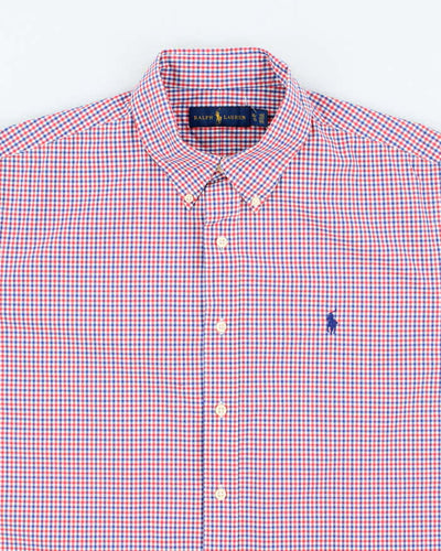 Vintage 2000's Ralph Lauren Checked Short Sleeve Shirt - XL