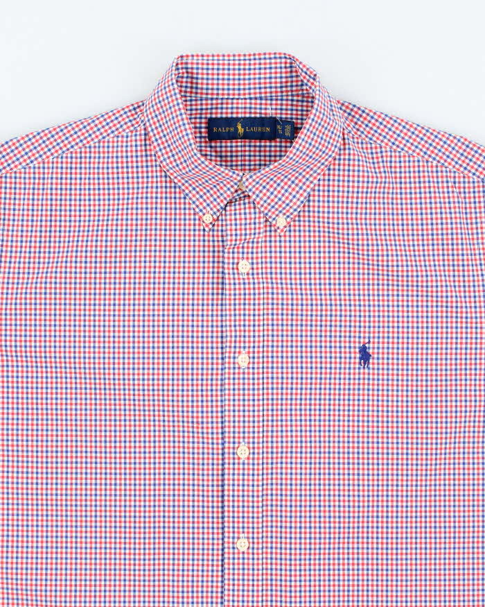 Vintage 2000's Ralph Lauren Checked Short Sleeve Shirt - XL