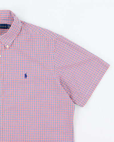 Vintage 2000's Ralph Lauren Checked Short Sleeve Shirt - XL