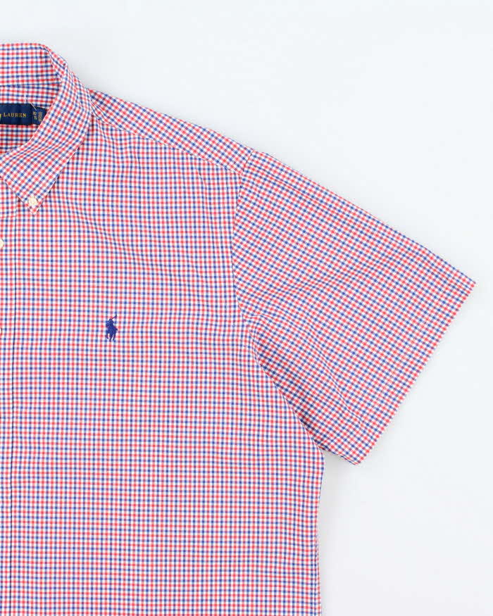 Vintage 2000's Ralph Lauren Checked Short Sleeve Shirt - XL