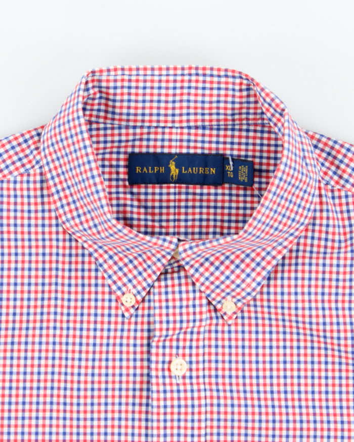 Vintage 2000's Ralph Lauren Checked Short Sleeve Shirt - XL