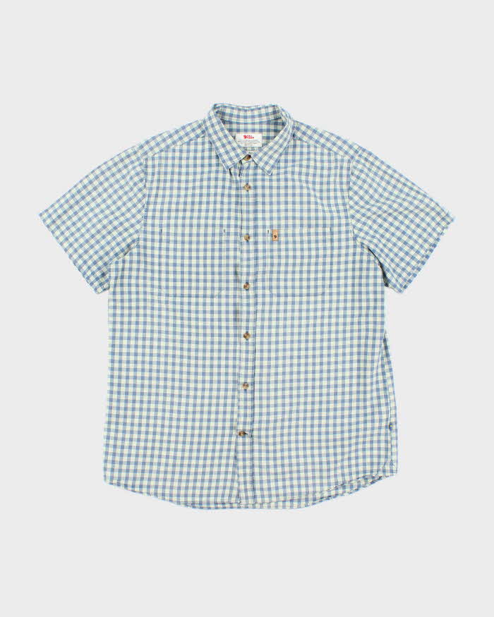 Vintage 2000's Fjall Raven Checked Short Sleeve Shirt - L
