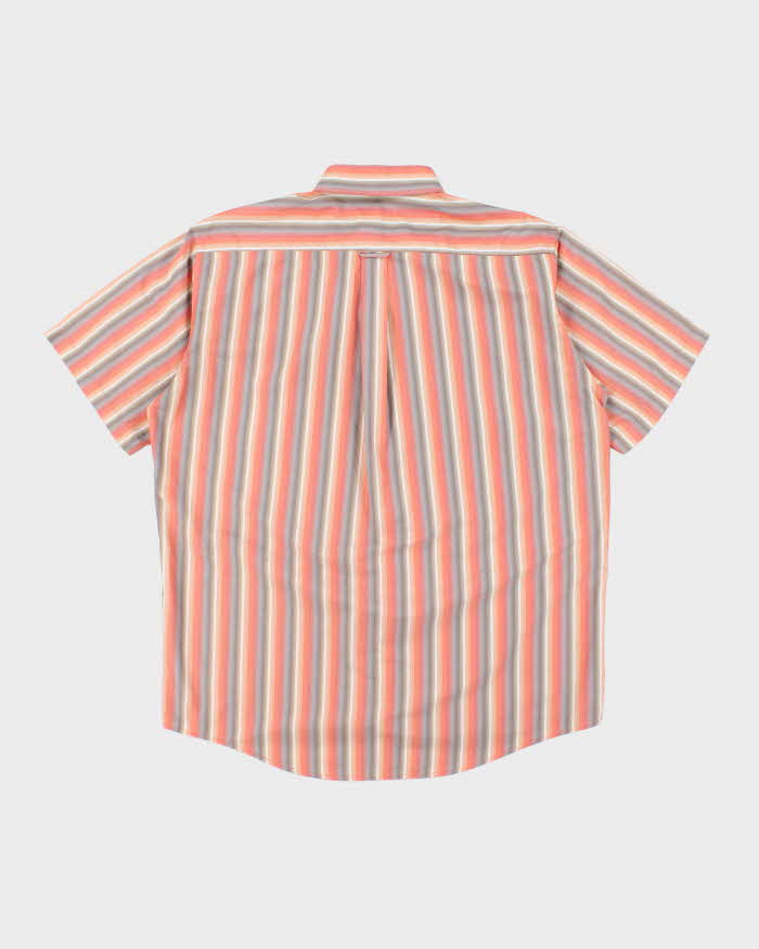 Vintage Lacoste Striped Short Sleeve Shirt - L