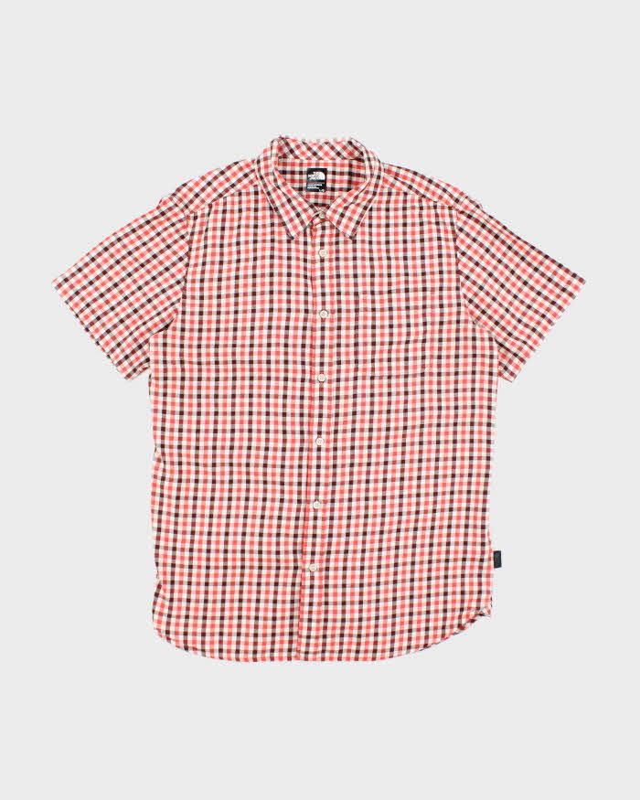 Vintage 2000's The North Face Check Short Sleeve Shirt - L